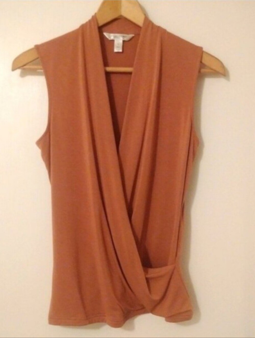 Like New Banana Republic Threadsoft Faux Wrap Sleeveless Top